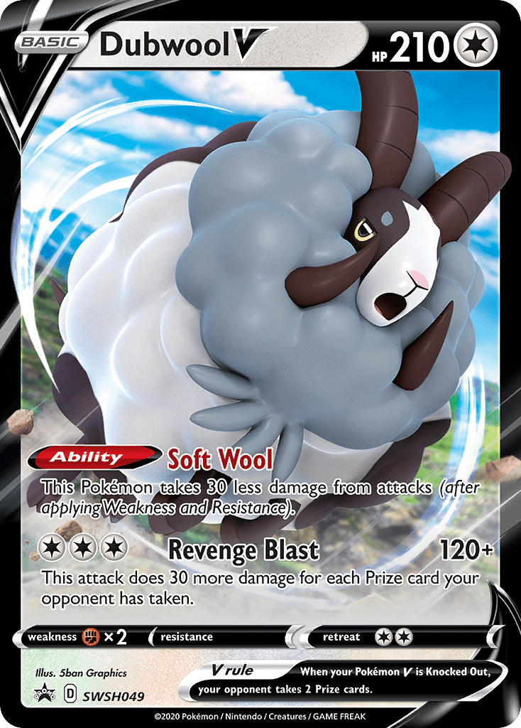 Dubwool V (SWSH049) [Sword & Shield: Black Star Promos] Pokemon Single Pokémon  | Multizone: Comics And Games