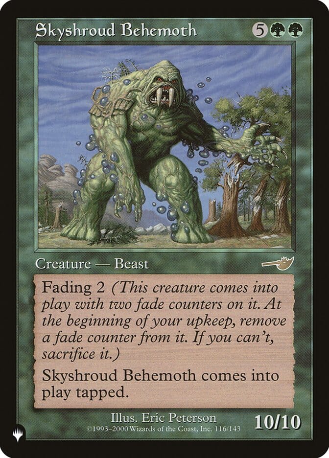 Skyshroud Behemoth [The List] MTG Single Magic: The Gathering  | Multizone: Comics And Games