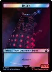 Dalek // Alien Salamander Double-Sided Token (Surge Foil) [Doctor Who Tokens] MTG Single Magic: The Gathering  | Multizone: Comics And Games
