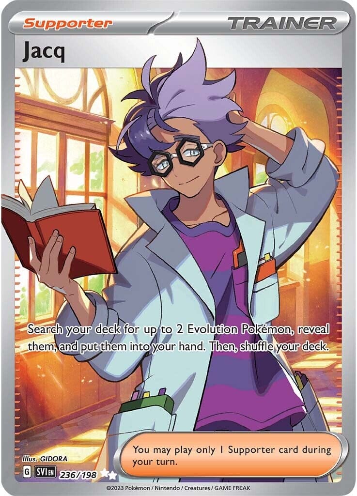 Jacq (236/198) [Scarlet & Violet: Base Set] Pokemon Single Pokémon  | Multizone: Comics And Games