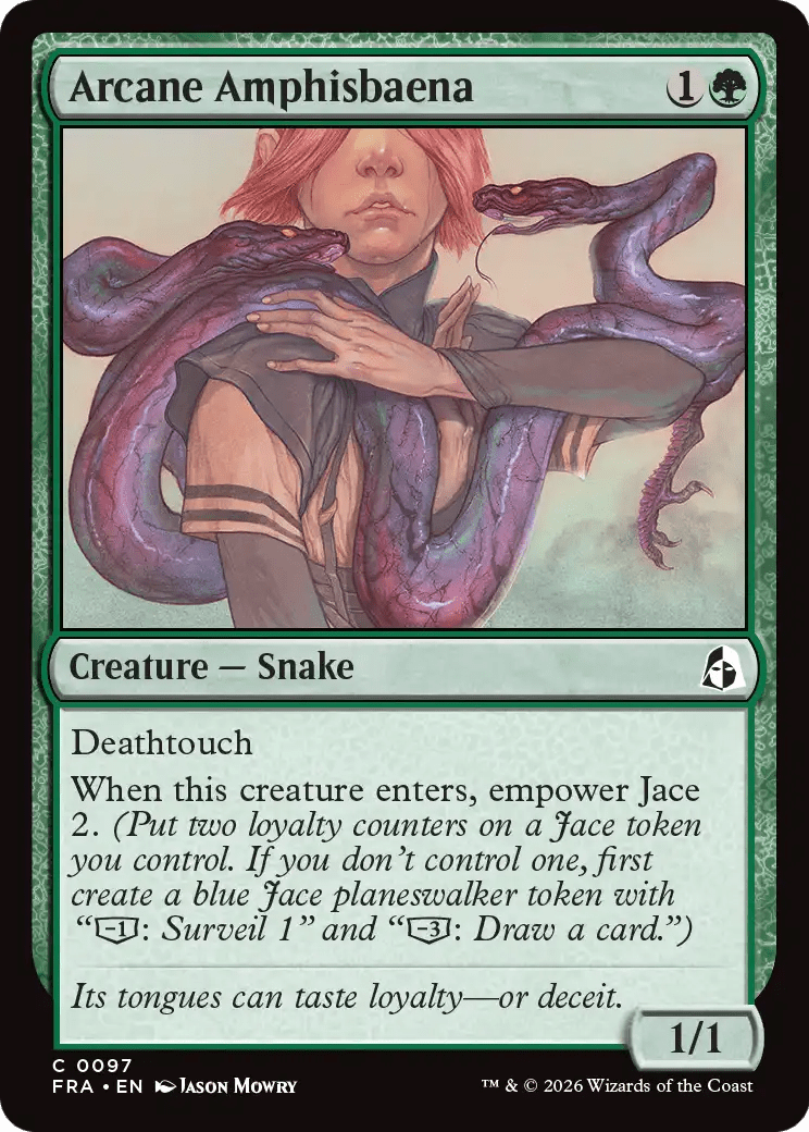 Arcane Amphisbaena [Reality Fracture] MTG Single Magic: The Gathering  | Multizone: Comics And Games