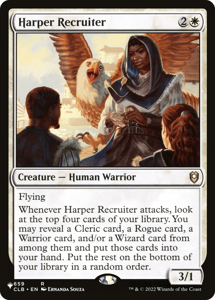 Harper Recruiter (CLB) [The List] MTG Single Magic: The Gathering  | Multizone: Comics And Games