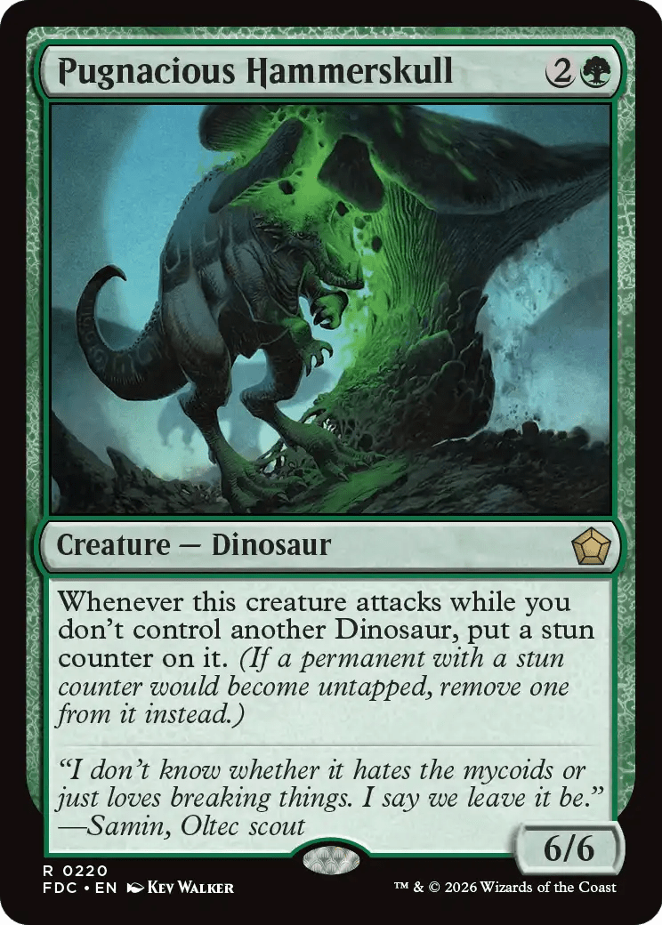 Pugnacious Hammerskull [Foundations Commander] MTG Single Magic: The Gathering  | Multizone: Comics And Games