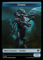 Human Soldier // Zombie (0013) Double-Sided Token [Commander Masters Tokens] MTG Single Magic: The Gathering  | Multizone: Comics And Games