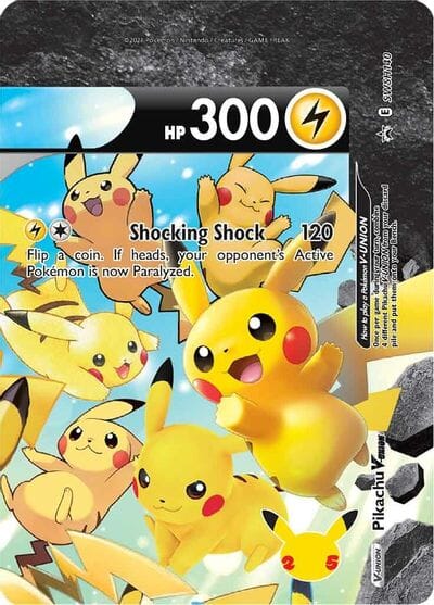 Pikachu V-UNION (SWSH140) (Celebrations) [Sword & Shield: Black Star Promos] Pokemon Single Pokémon  | Multizone: Comics And Games