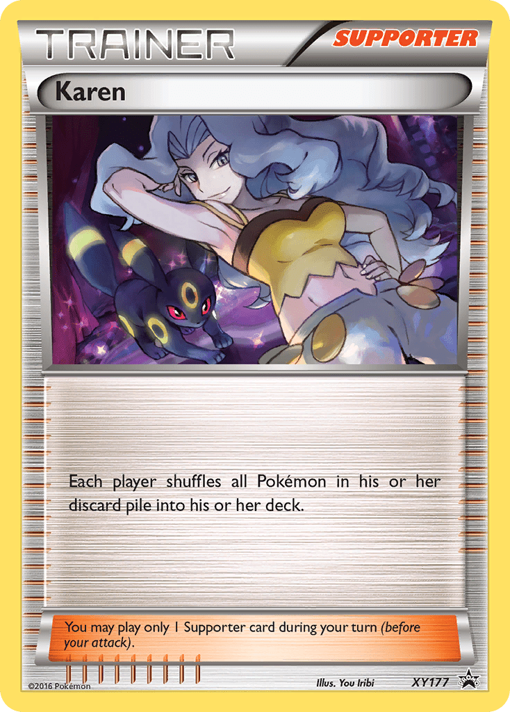 Karen (XY177) [XY: Black Star Promos] Pokemon Single Pokémon  | Multizone: Comics And Games