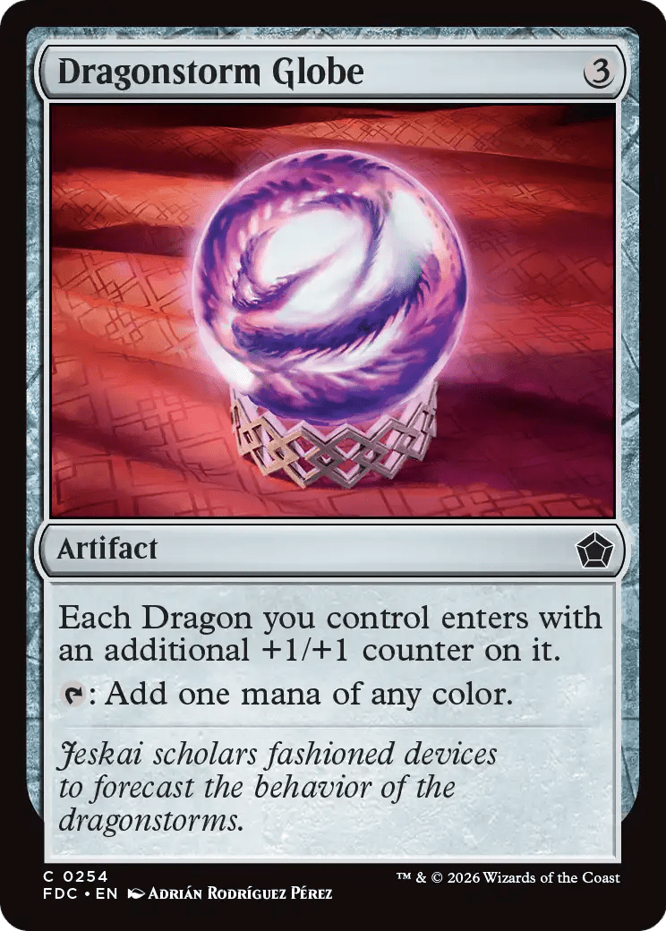 Dragonstorm Globe [Foundations Commander] MTG Single Magic: The Gathering  | Multizone: Comics And Games