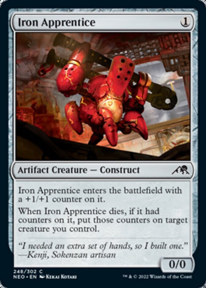 Iron Apprentice [Kamigawa: Neon Dynasty] MTG Single Magic: The Gathering  | Multizone: Comics And Games