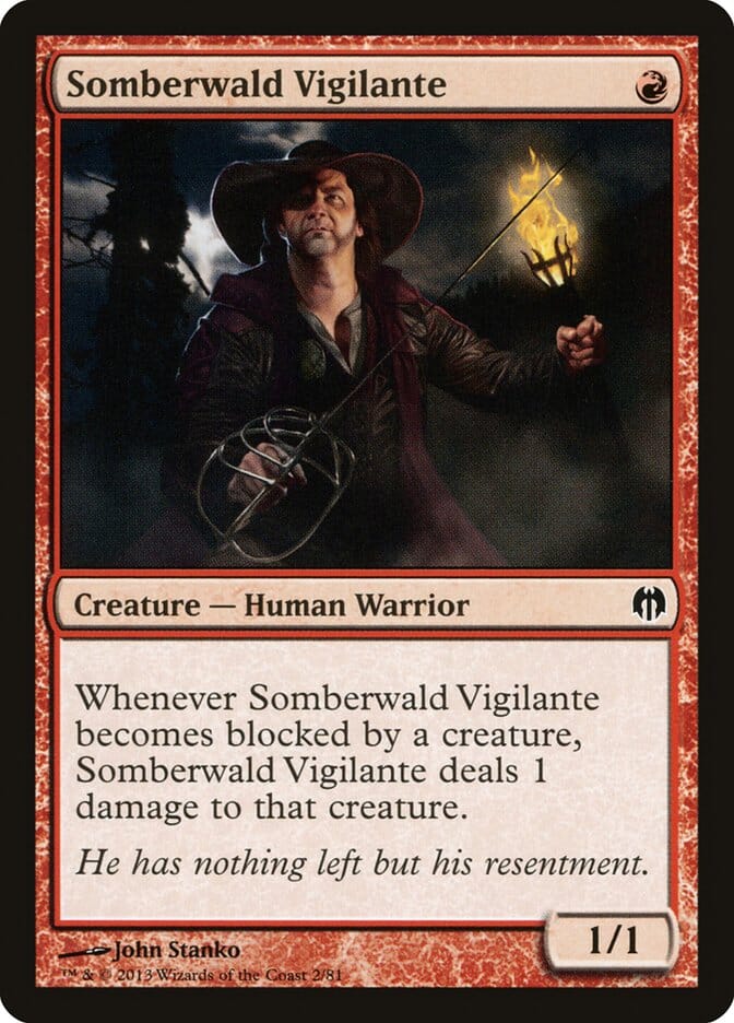 Somberwald Vigilante [Duel Decks: Heroes vs. Monsters] MTG Single Magic: The Gathering  | Multizone: Comics And Games