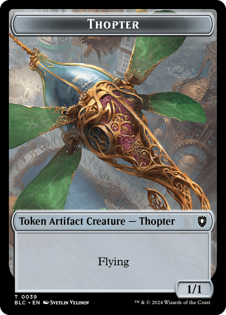 Goblin // Thopter Double-Sided Token [Bloomburrow Commander Tokens] MTG Single Magic: The Gathering  | Multizone: Comics And Games