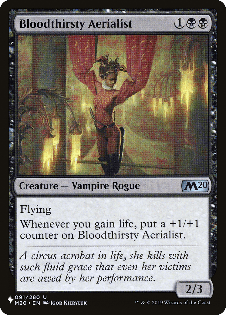 Bloodthirsty Aerialist [The List] MTG Single Magic: The Gathering  | Multizone: Comics And Games