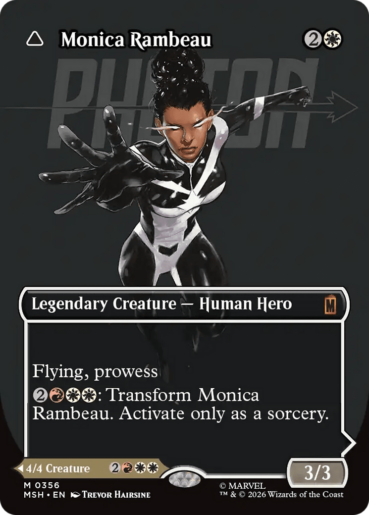 Monica Rambeau (Borderless) (0356) [Marvel Super Heroes] MTG Single Magic: The Gathering  | Multizone: Comics And Games