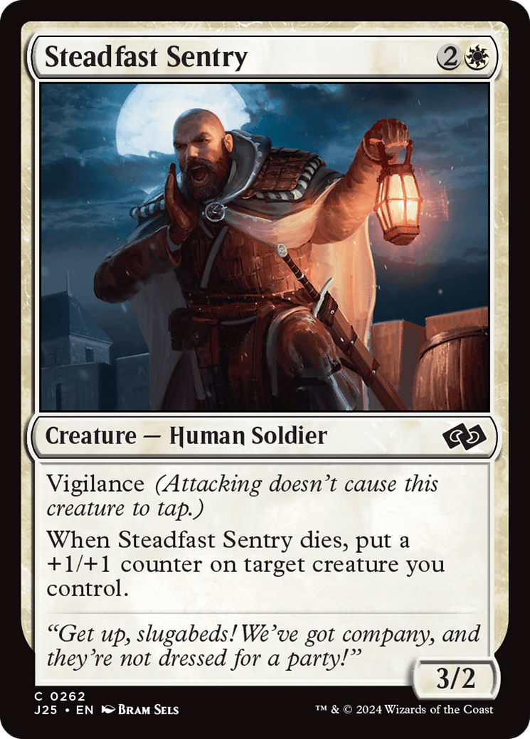 Steadfast Sentry [Foundations Jumpstart] MTG Single Magic: The Gathering  | Multizone: Comics And Games