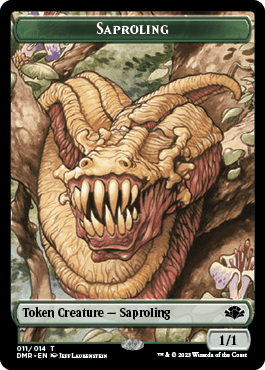 Goblin // Saproling Double-Sided Token [Dominaria Remastered Tokens] MTG Single Magic: The Gathering  | Multizone: Comics And Games