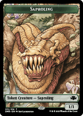 Goblin // Saproling Double-Sided Token [Dominaria Remastered Tokens] MTG Single Magic: The Gathering  | Multizone: Comics And Games