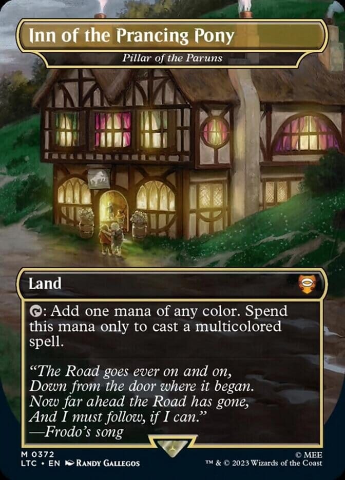 Inn of the Prancing Pony - Pillar of the Paruns [The Lord of the Rings: Tales of Middle-Earth Commander] MTG Single Magic: The Gathering  | Multizone: Comics And Games