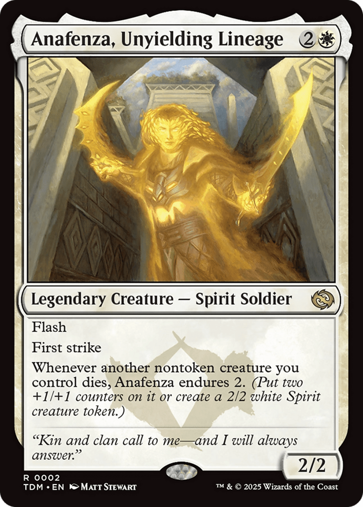 Anafenza, Unyielding Lineage [Tarkir: Dragonstorm] MTG Single Magic: The Gathering  | Multizone: Comics And Games