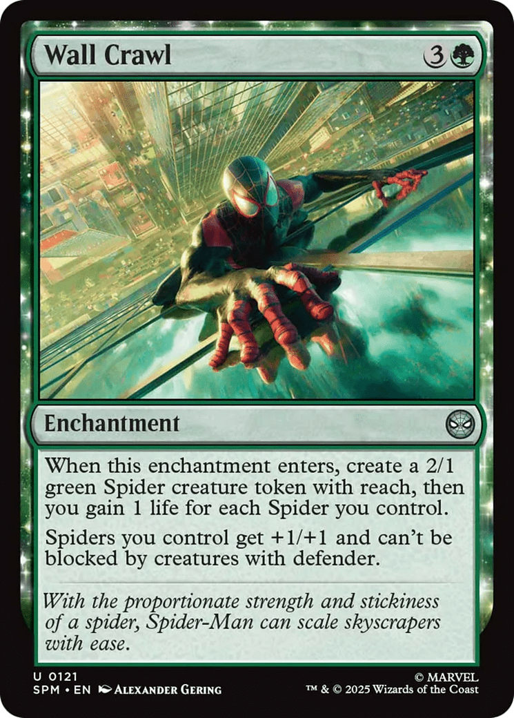 Wall Crawl [Marvel's Spider-Man] MTG Single Magic: The Gathering  | Multizone: Comics And Games