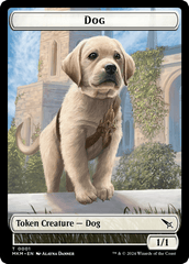 Thopter (0020) // Dog Double-Sided Token [Murders at Karlov Manor Tokens] MTG Single Magic: The Gathering  | Multizone: Comics And Games