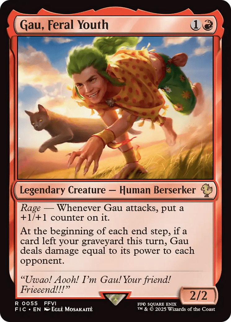 Gau, Feral Youth [FINAL FANTASY Commander] MTG Single Magic: The Gathering  | Multizone: Comics And Games