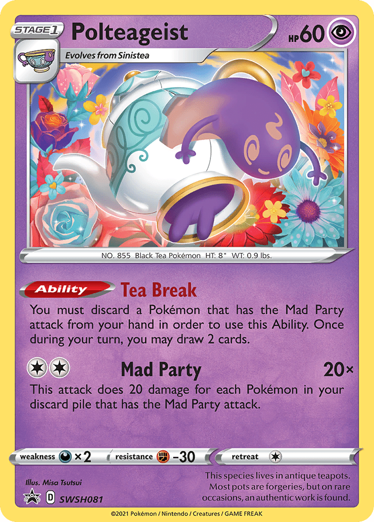 Polteageist (SWSH081) [Sword & Shield: Black Star Promos] Pokemon Single Pokémon  | Multizone: Comics And Games