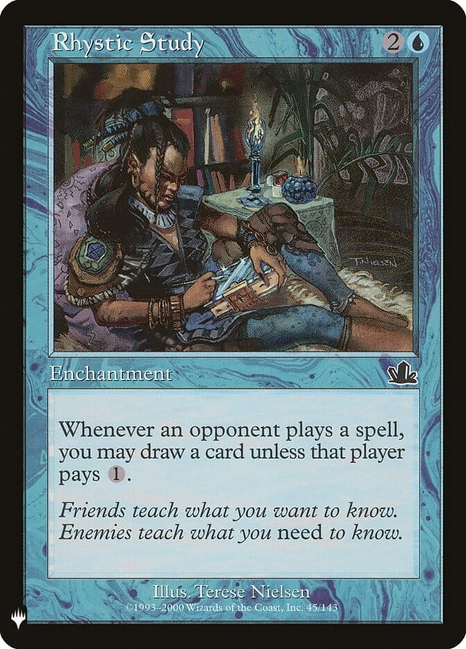 Rhystic Study [Mystery Booster] MTG Single Magic: The Gathering  | Multizone: Comics And Games