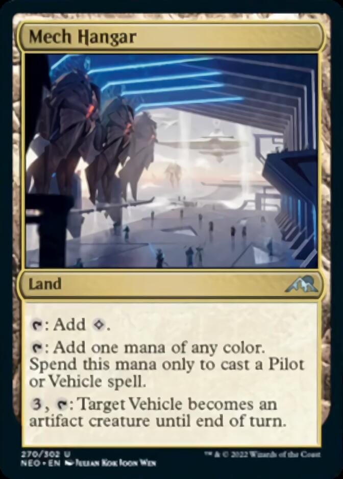 Mech Hangar [Kamigawa: Neon Dynasty] MTG Single Magic: The Gathering  | Multizone: Comics And Games