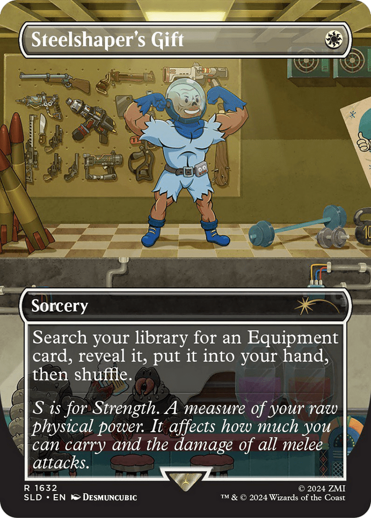 Steelshaper's Gift (Rainbow Foil) [Secret Lair Drop Series] MTG Single Magic: The Gathering  | Multizone: Comics And Games