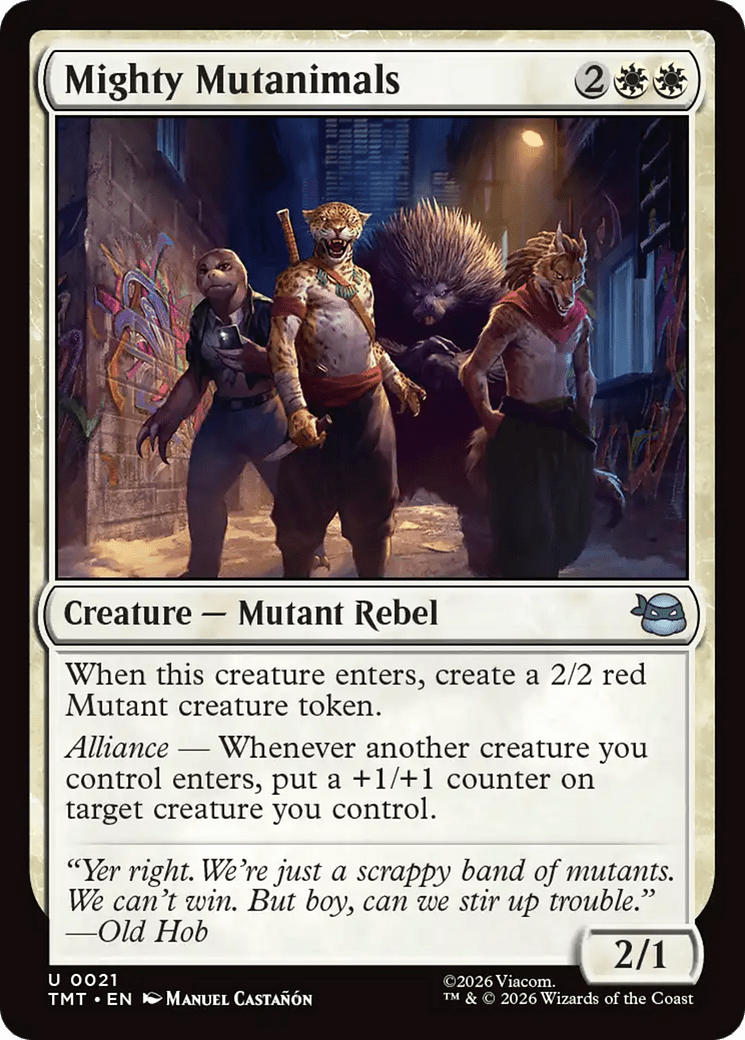 Mighty Mutanimals [Teenage Mutant Ninja Turtles] MTG Single Magic: The Gathering  | Multizone: Comics And Games