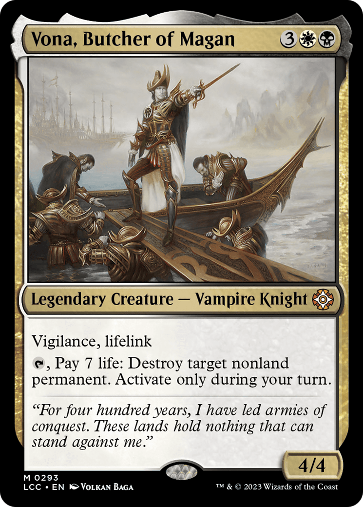 Vona, Butcher of Magan [The Lost Caverns of Ixalan Commander] MTG Single Magic: The Gathering  | Multizone: Comics And Games