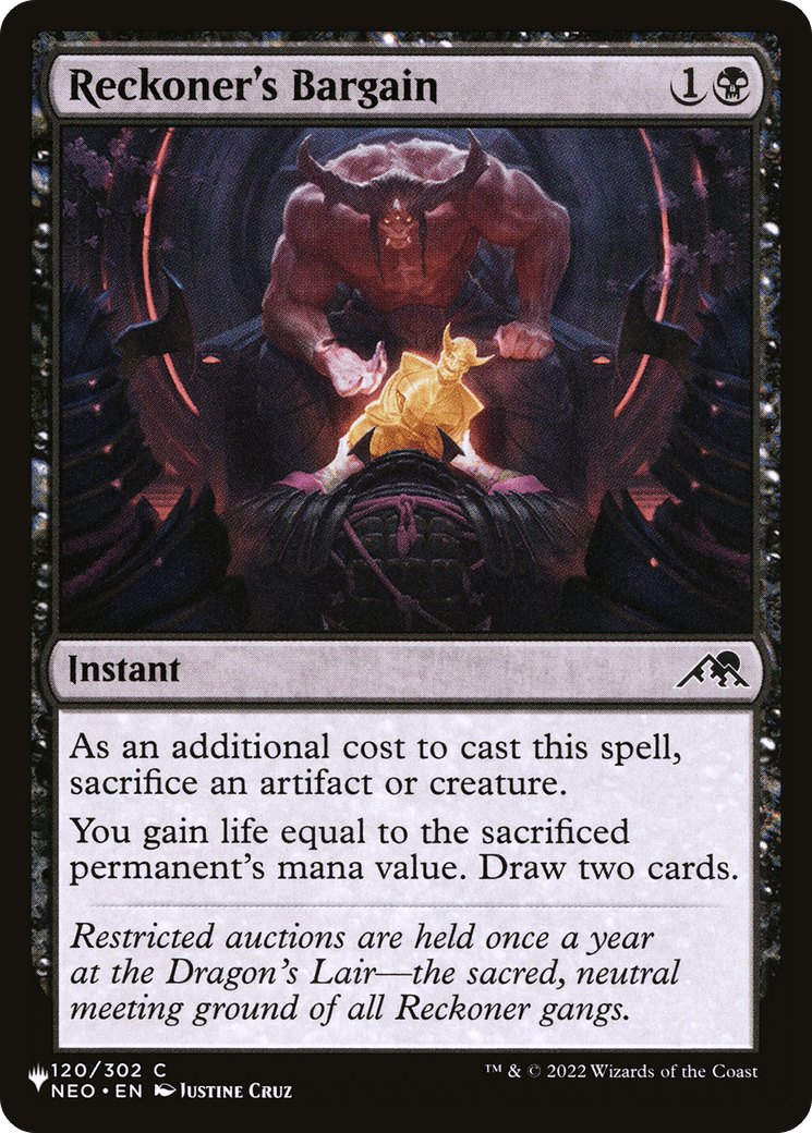 Reckoner's Bargain [The List] MTG Single Magic: The Gathering  | Multizone: Comics And Games