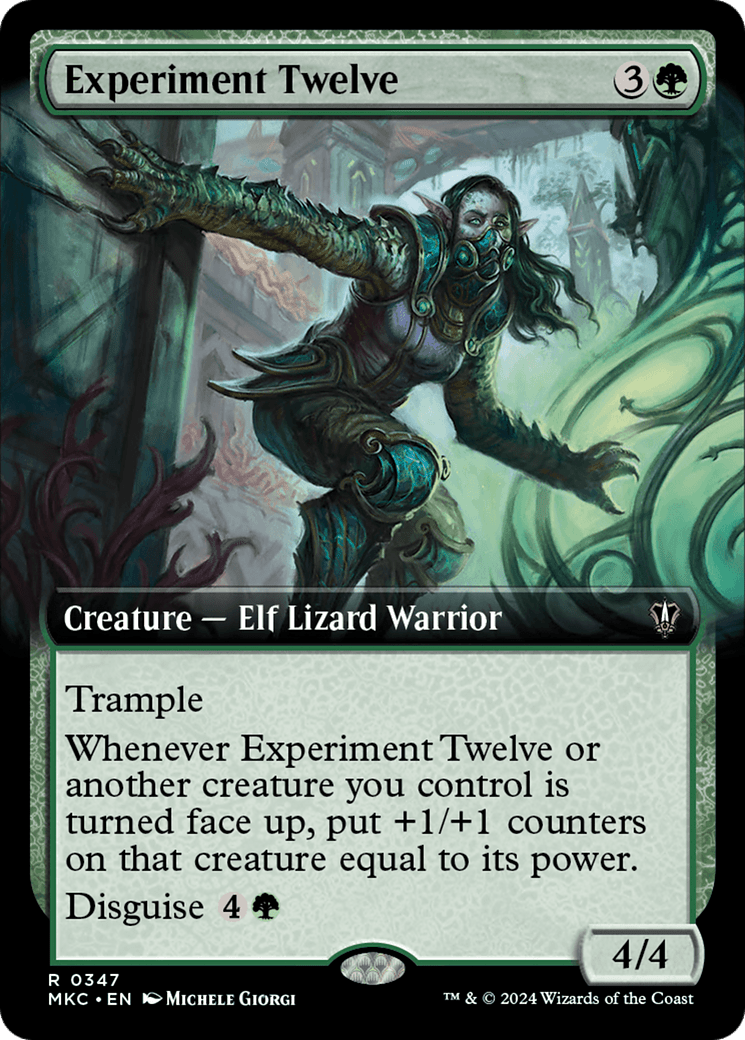Experiment Twelve (Extended Art) [Murders at Karlov Manor Commander] MTG Single Magic: The Gathering  | Multizone: Comics And Games