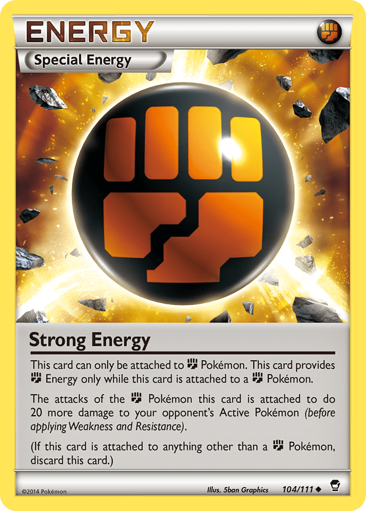 Strong Energy (104/111) [XY: Furious Fists] Pokemon Single Pokémon  | Multizone: Comics And Games