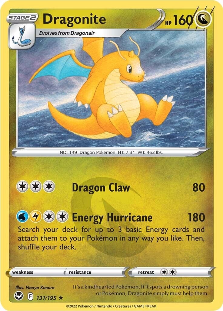 Dragonite (131/195) [Sword & Shield: Silver Tempest] Pokemon Single Pokémon  | Multizone: Comics And Games