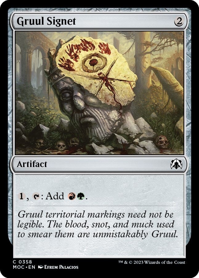 Gruul Signet [March of the Machine Commander] MTG Single Magic: The Gathering  | Multizone: Comics And Games
