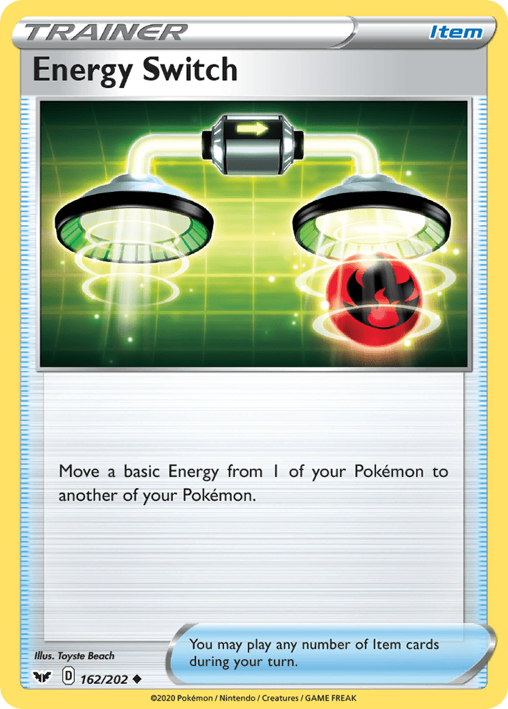 Energy Switch (162/202) [Sword & Shield: Base Set] Pokemon Single Pokémon  | Multizone: Comics And Games