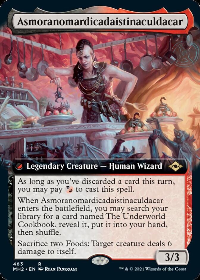 Asmoranomardicadaistinaculdacar (Extended Art) [Modern Horizons 2] MTG Single Magic: The Gathering  | Multizone: Comics And Games