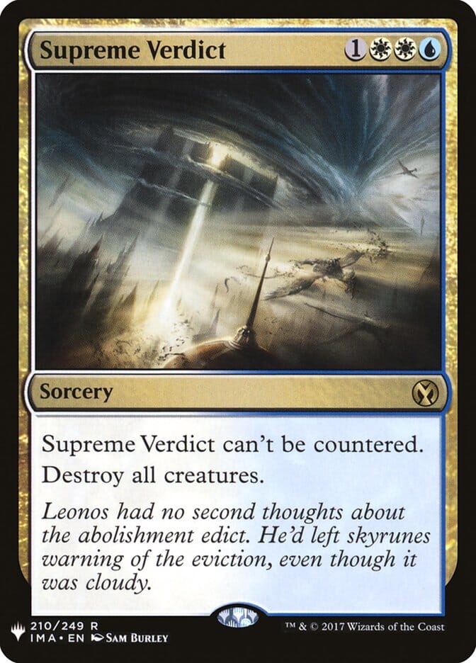 Supreme Verdict [Mystery Booster] MTG Single Magic: The Gathering  | Multizone: Comics And Games