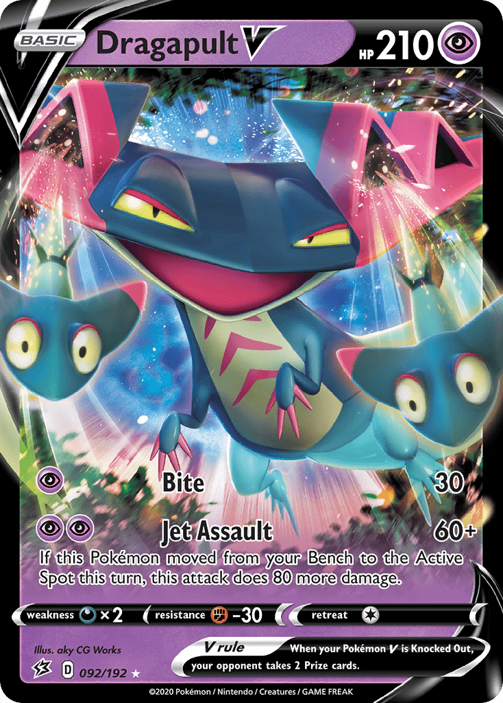 Dragapult V (092/192) [Sword & Shield: Rebel Clash] Pokemon Single Pokémon  | Multizone: Comics And Games