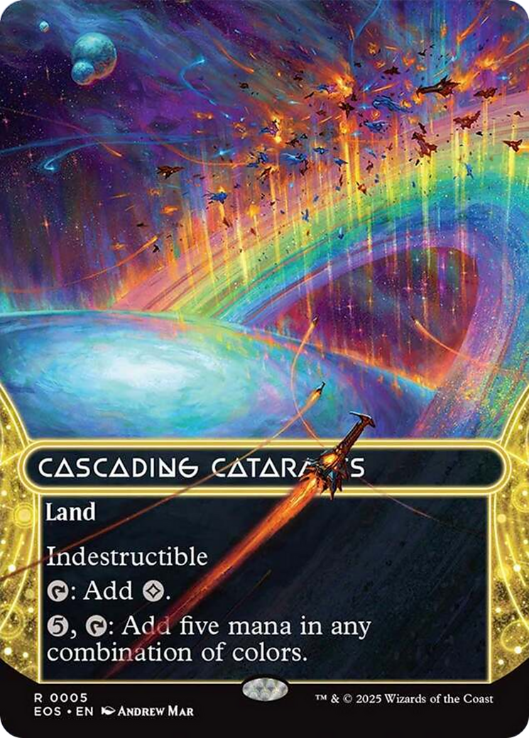 Cascading Cataracts (0005) (Borderless) [Edge of Eternities: Stellar Sights] MTG Single Magic: The Gathering  | Multizone: Comics And Games