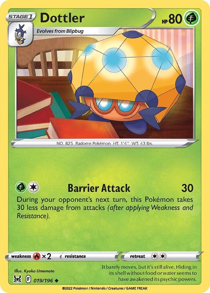 Dottler (019/196) [Sword & Shield: Lost Origin] Pokemon Single Pokémon  | Multizone: Comics And Games