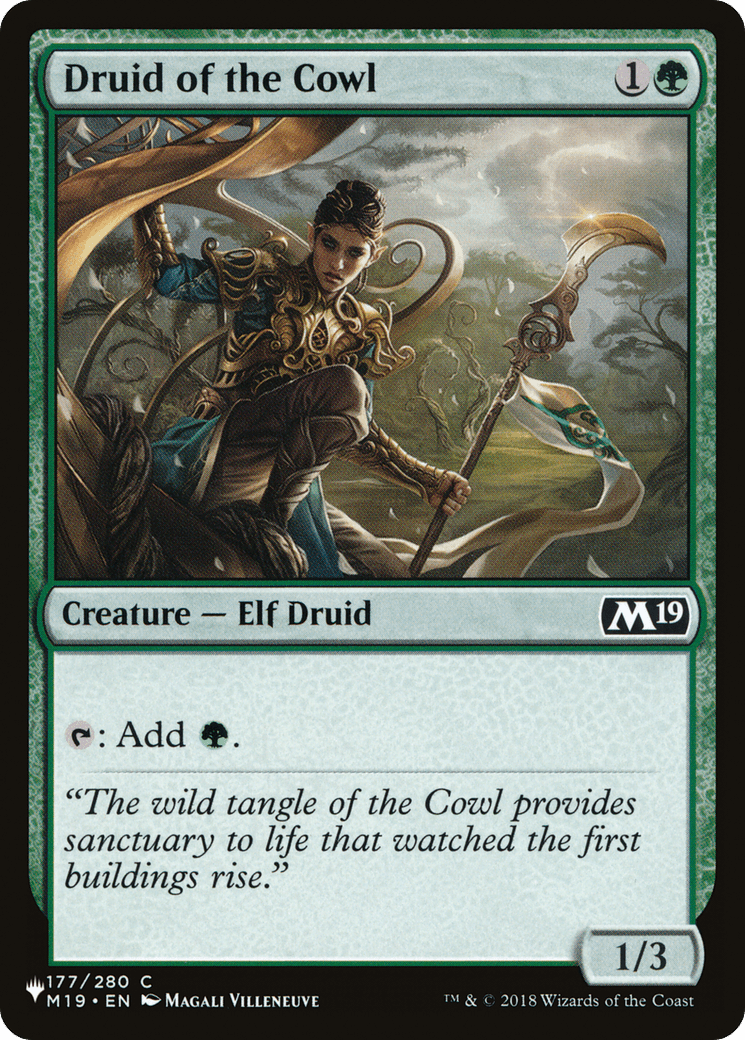 Druid of the Cowl [The List] MTG Single Magic: The Gathering  | Multizone: Comics And Games