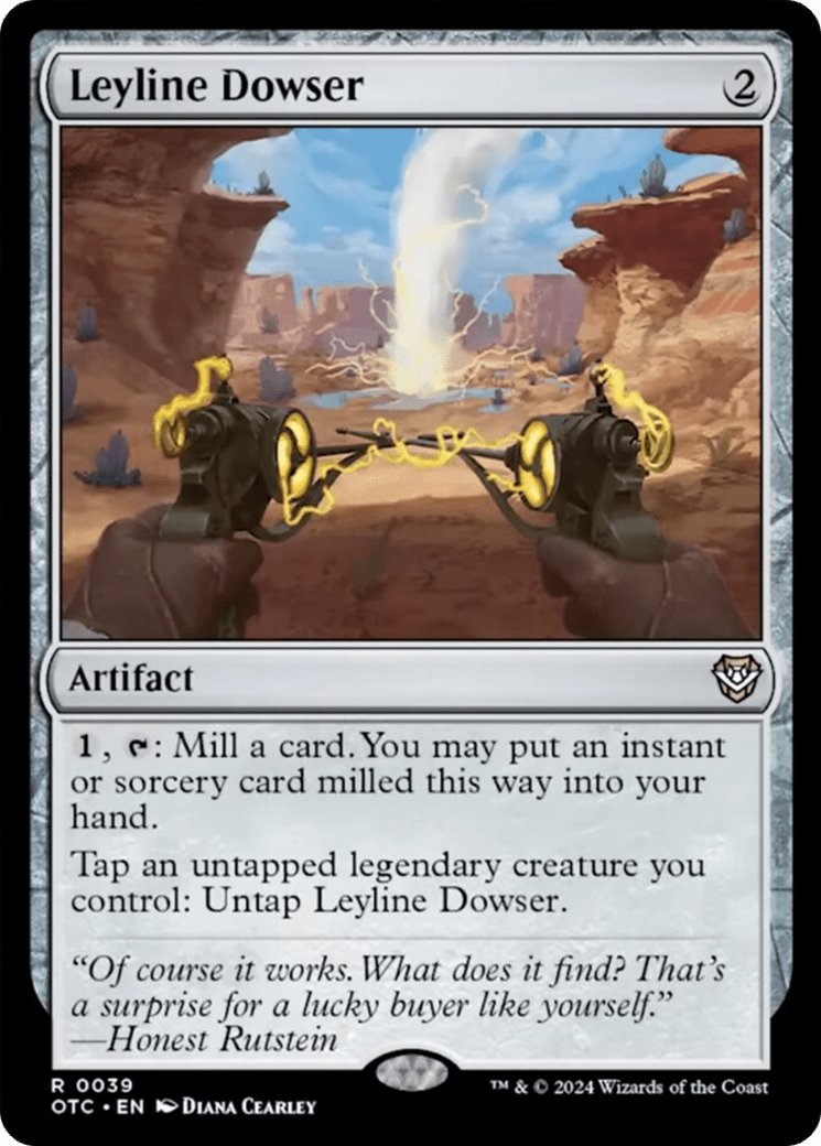 Leyline Dowser [Outlaws of Thunder Junction Commander] MTG Single Magic: The Gathering  | Multizone: Comics And Games