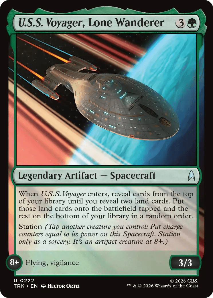U.S.S. Voyager, Lone Wanderer [Star Trek] MTG Single Magic: The Gathering  | Multizone: Comics And Games