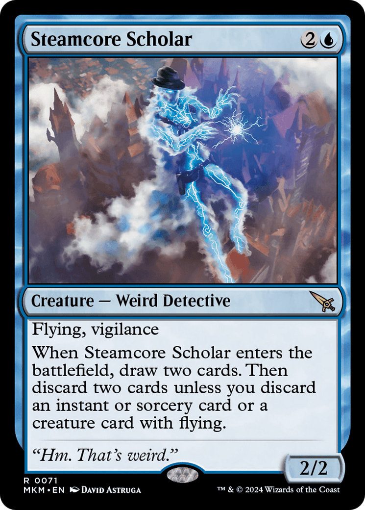 Steamcore Scholar [Murders at Karlov Manor] MTG Single Magic: The Gathering  | Multizone: Comics And Games