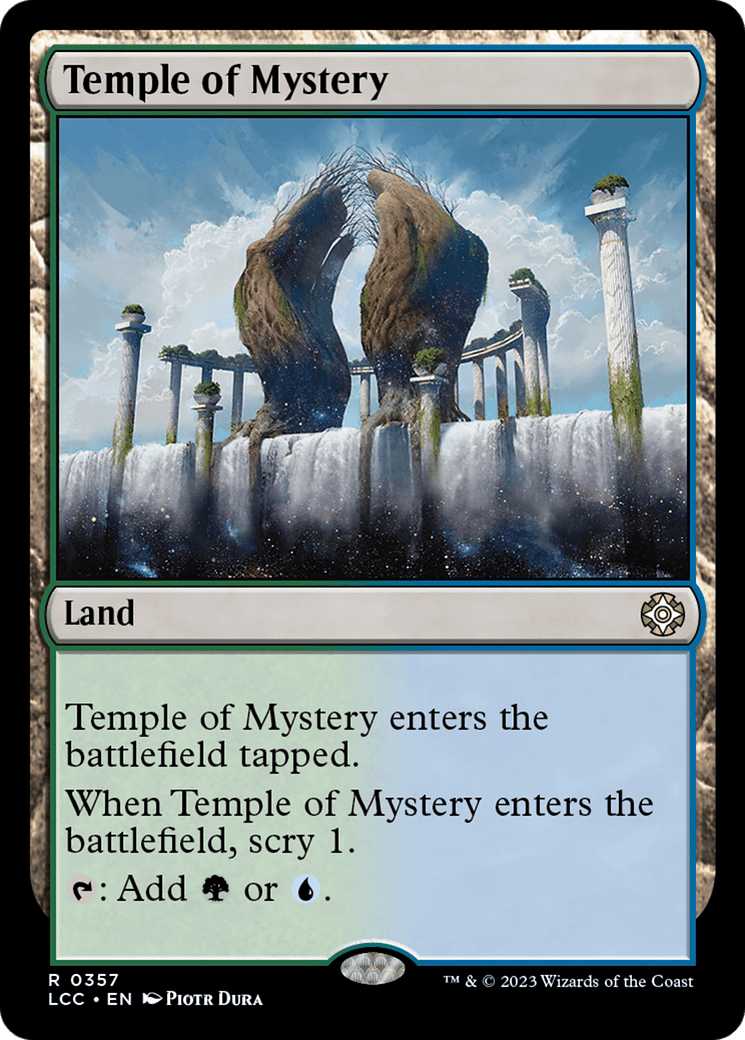 Temple of Mystery [The Lost Caverns of Ixalan Commander] MTG Single Magic: The Gathering  | Multizone: Comics And Games