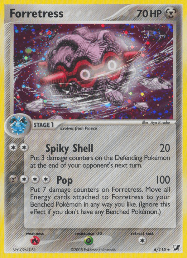 Forretress (6/115) [EX: Unseen Forces] Pokemon Single Pokémon  | Multizone: Comics And Games