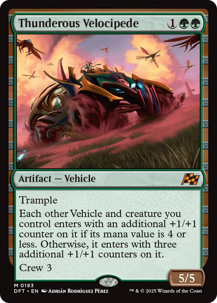 Thunderous Velocipede [Aetherdrift] MTG Single Magic: The Gathering  | Multizone: Comics And Games