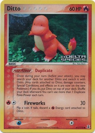 Ditto (61/113) (Stamped) [EX: Delta Species] Pokemon Single Pokémon  | Multizone: Comics And Games