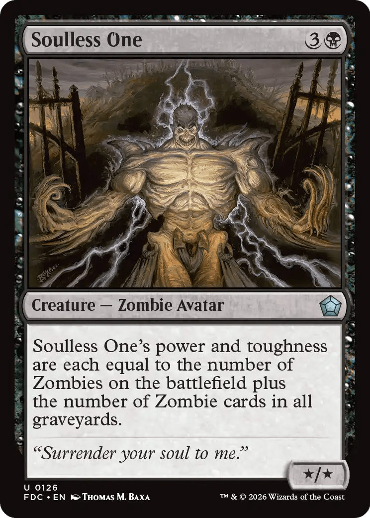 Soulless One [Foundations Commander] MTG Single Magic: The Gathering  | Multizone: Comics And Games